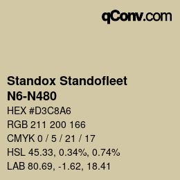 Color code: Standox Standofleet - N6-N480 | qconv.com