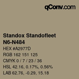 Color code: Standox Standofleet - N6-N484 | qconv.com