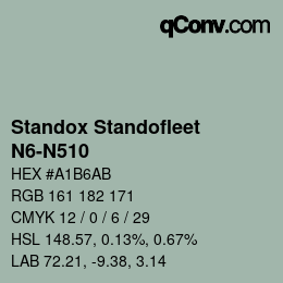 Color code: Standox Standofleet - N6-N510 | qconv.com