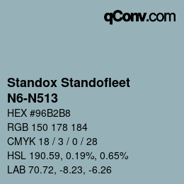 Código de color: Standox Standofleet - N6-N513 | qconv.com