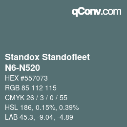 Color code: Standox Standofleet - N6-N520 | qconv.com