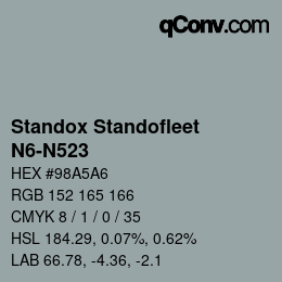 Color code: Standox Standofleet - N6-N523 | qconv.com