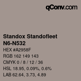 Color code: Standox Standofleet - N6-N532 | qconv.com