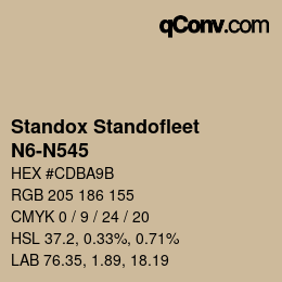 Color code: Standox Standofleet - N6-N545 | qconv.com