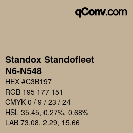 Color code: Standox Standofleet - N6-N548 | qconv.com