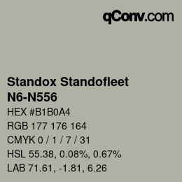 Color code: Standox Standofleet - N6-N556 | qconv.com