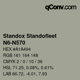 Color code: Standox Standofleet - N6-N570 | qconv.com
