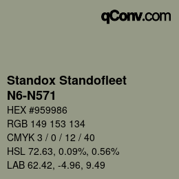 Color code: Standox Standofleet - N6-N571 | qconv.com