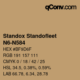 Color code: Standox Standofleet - N6-N584 | qconv.com