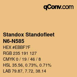 Code couleur: Standox Standofleet - N6-N585 | qconv.com