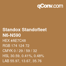 Código de color: Standox Standofleet - N6-N590 | qconv.com