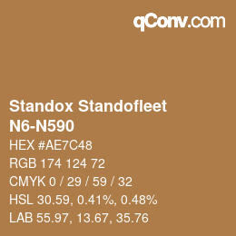 Code couleur: Standox Standofleet - N6-N590 | qconv.com