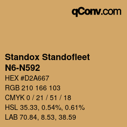 Color code: Standox Standofleet - N6-N592 | qconv.com