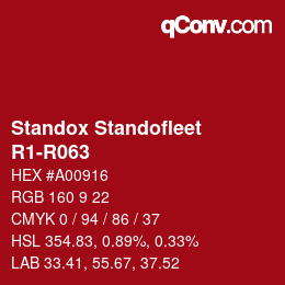 Color code: Standox Standofleet - R1-R063 | qconv.com