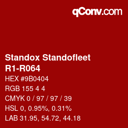 Color code: Standox Standofleet - R1-R064 | qconv.com
