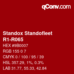 Color code: Standox Standofleet - R1-R065 | qconv.com