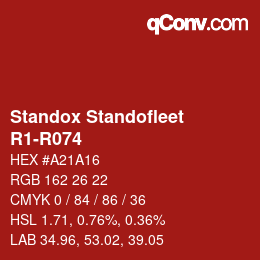 Color code: Standox Standofleet - R1-R074 | qconv.com