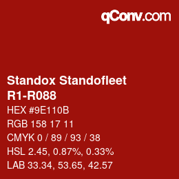 Color code: Standox Standofleet - R1-R088 | qconv.com