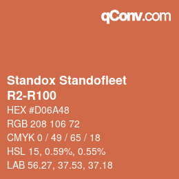 Farbcode: Standox Standofleet - R2-R100 | qconv.com