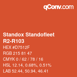 Color code: Standox Standofleet - R2-R103 | qconv.com