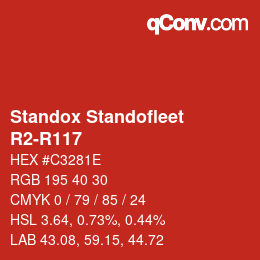 Farbcode: Standox Standofleet - R2-R117 | qconv.com