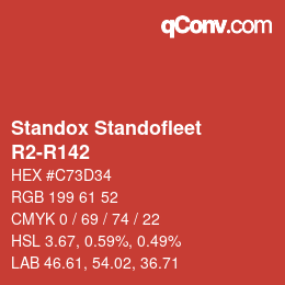 Color code: Standox Standofleet - R2-R142 | qconv.com