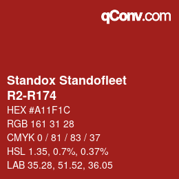 Color code: Standox Standofleet - R2-R174 | qconv.com