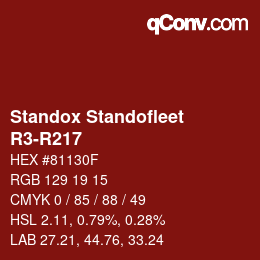 Color code: Standox Standofleet - R3-R217 | qconv.com