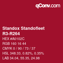 Code couleur: Standox Standofleet - R3-R264 | qconv.com