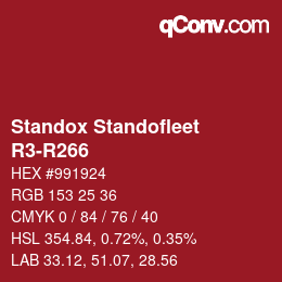 Farbcode: Standox Standofleet - R3-R266 | qconv.com