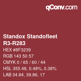 Farbcode: Standox Standofleet - R3-R283 | qconv.com