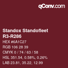 Code couleur: Standox Standofleet - R3-R286 | qconv.com