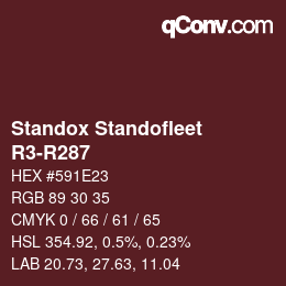 Farbcode: Standox Standofleet - R3-R287 | qconv.com