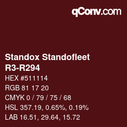 Code couleur: Standox Standofleet - R3-R294 | qconv.com