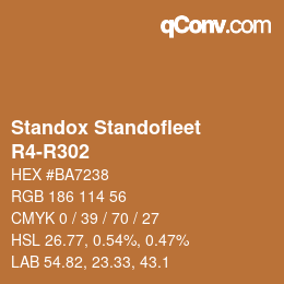 Farbcode: Standox Standofleet - R4-R302 | qconv.com