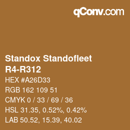 Farbcode: Standox Standofleet - R4-R312 | qconv.com