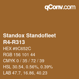 Farbcode: Standox Standofleet - R4-R313 | qconv.com