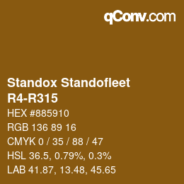 Color code: Standox Standofleet - R4-R315 | qconv.com
