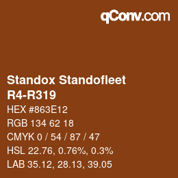 Farbcode: Standox Standofleet - R4-R319 | qconv.com
