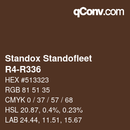 Color code: Standox Standofleet - R4-R336 | qconv.com