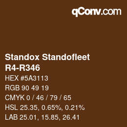 Color code: Standox Standofleet - R4-R346 | qconv.com