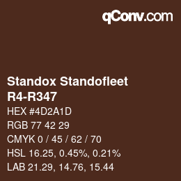 Color code: Standox Standofleet - R4-R347 | qconv.com