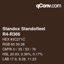 Color code: Standox Standofleet - R4-R366 | qconv.com