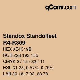 Color code: Standox Standofleet - R4-R369 | qconv.com