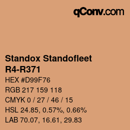 Color code: Standox Standofleet - R4-R371 | qconv.com