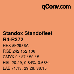 Código de color: Standox Standofleet - R4-R372 | qconv.com