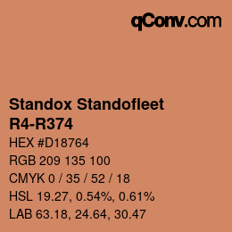 Farbcode: Standox Standofleet - R4-R374 | qconv.com