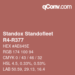 Farbcode: Standox Standofleet - R4-R377 | qconv.com