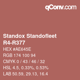 Color code: Standox Standofleet - R4-R377 | qconv.com