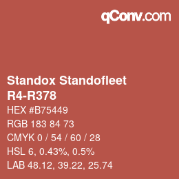 Color code: Standox Standofleet - R4-R378 | qconv.com